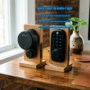 Tại sao nên chọn khóa vân tay 2 mặt cho cổng sắt thay vì khóa 1 chiều?
