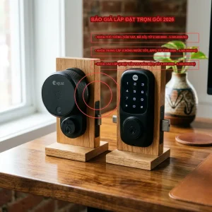 Báo giá khóa vân tay cửa cổng sắt mới nhất 2026 – Lắp đặt trọn gói
